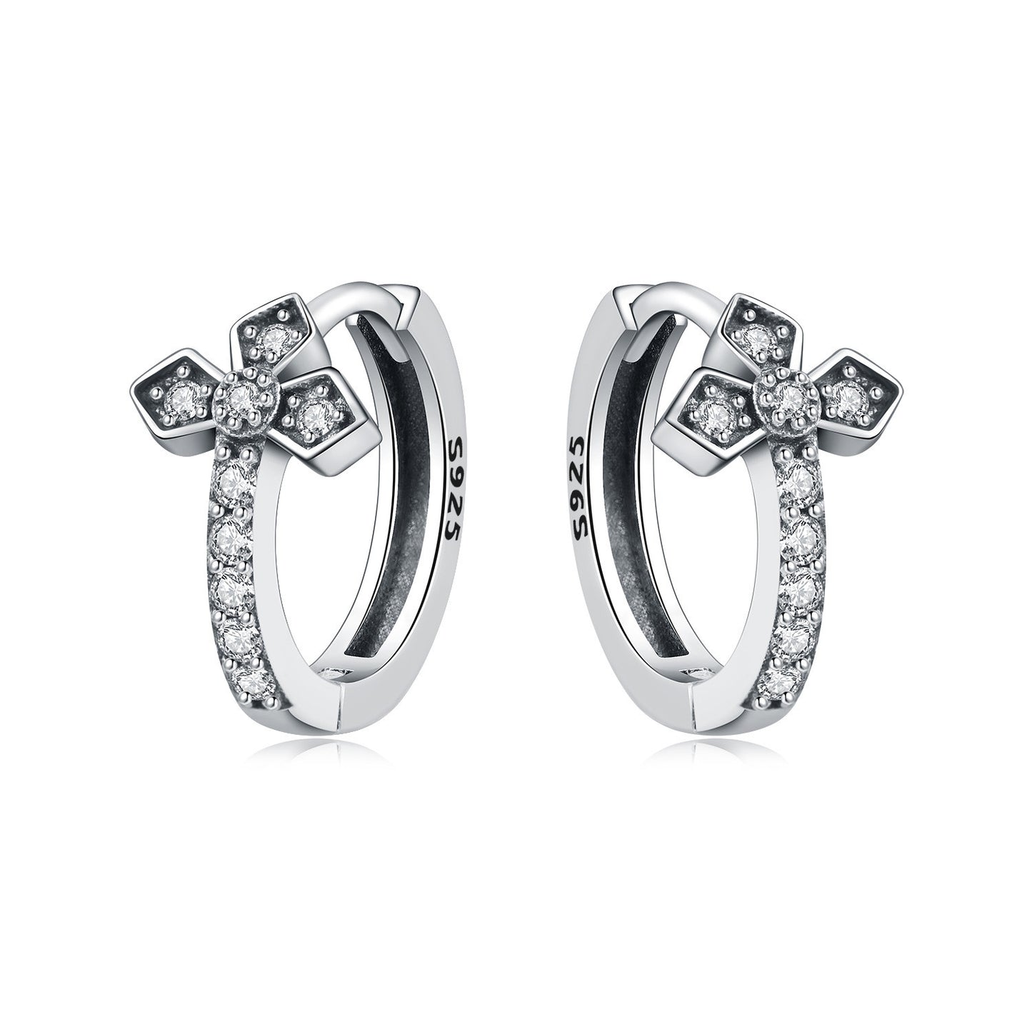 Ladies' vintage cross earrings